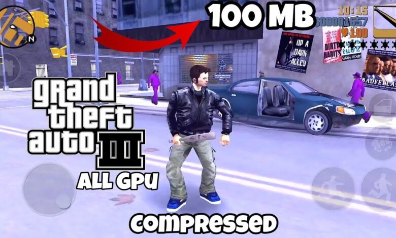 Highly Compressed GTA 3 Apk Obb For Android