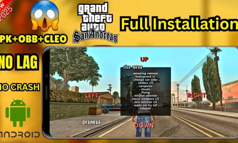 GTA San Andreas Apk Obb Highly Compressed