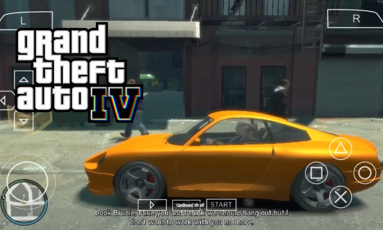GTA 4 PSP Zip File, GTA 4 PPSSPP ISO, GTA 4 PSP ISO
