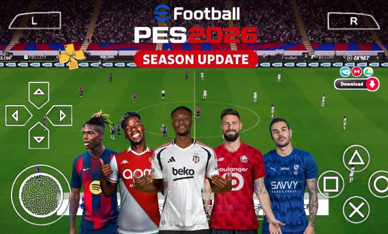 Efootball PES 2026 PPSSPP Offline Latest Update