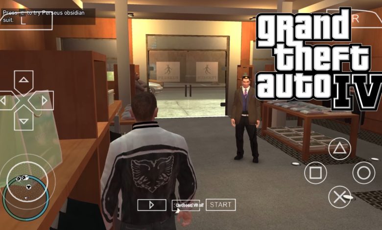 GTA 4 PPSSPP ISO, GTA 4 PSP ISO