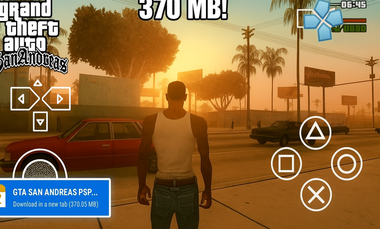 GTA San Andreas PPSSPP Download