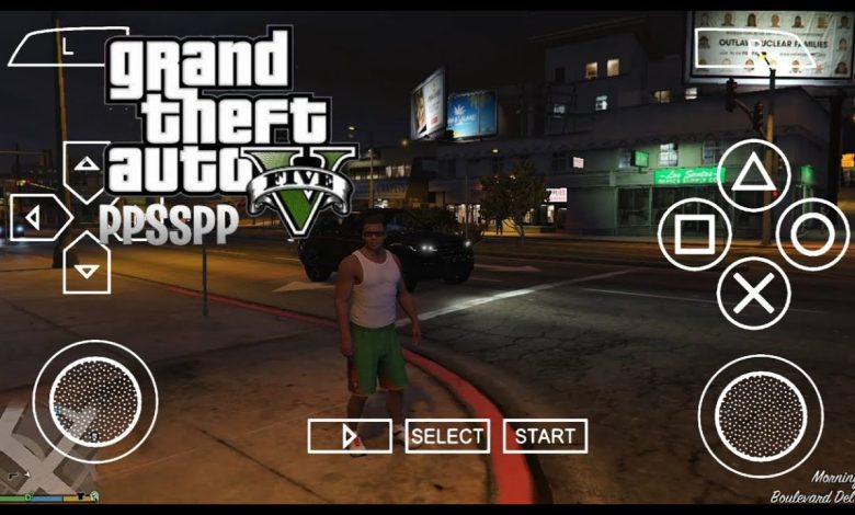 GTA 5 PPSSPP Download For Android (Highly Compressed ISO File)