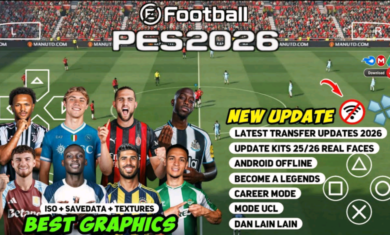 eFootball PES 2026 PPSSPP New Transfer