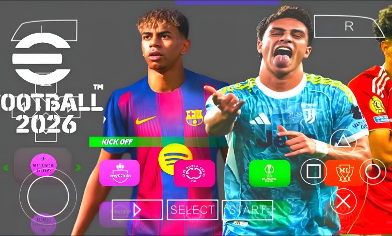 eFootball 2026 PPSSPP Zip File Download