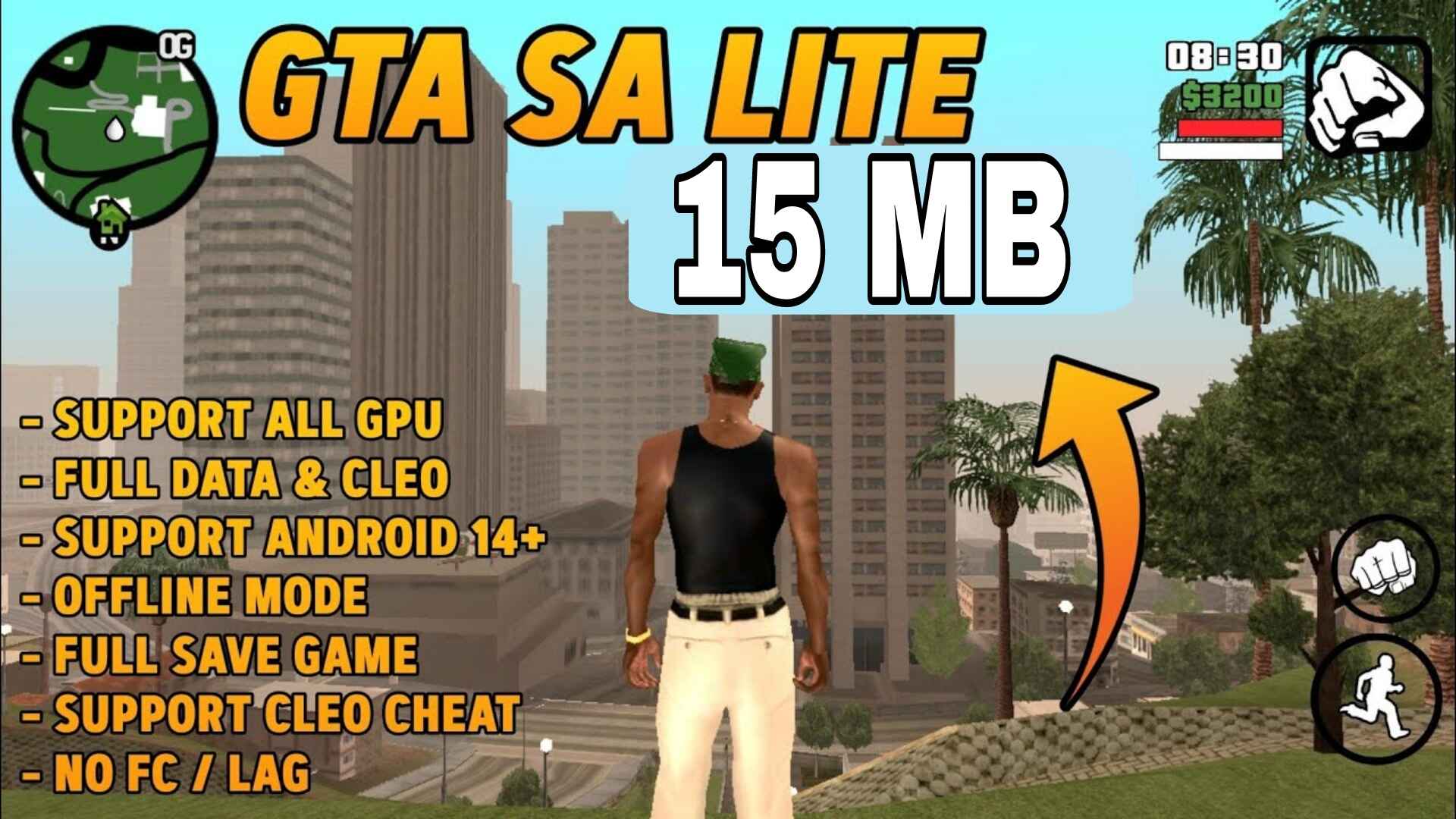 GTA San Andreas Apk Obb Download 15MB