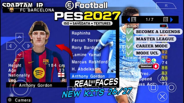 eFootball PES 2027 PSP Highly Compressed