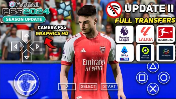 eFootball PES 2024 PPSSPP Real Faces & HD Graphics
