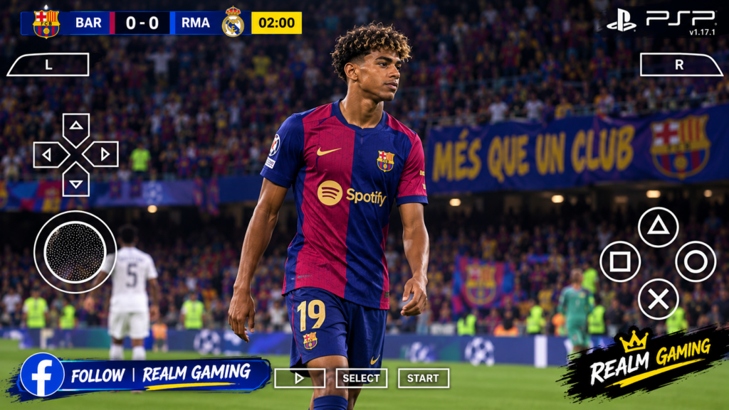 eFootball PES 2027 PPSSPP Android Offline Download – New Transfers, Kits & Season Update